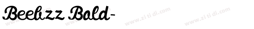Beebzz Bold字体转换